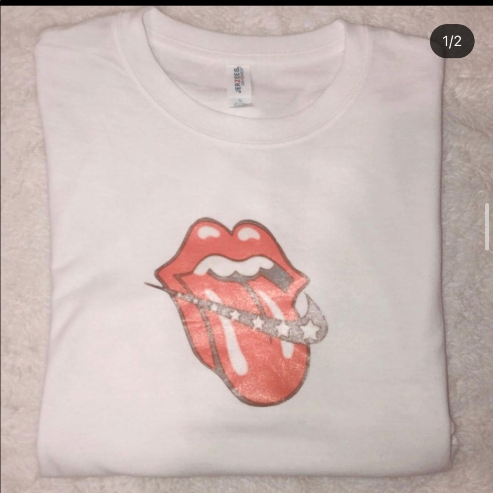 Custom rolling stone tee